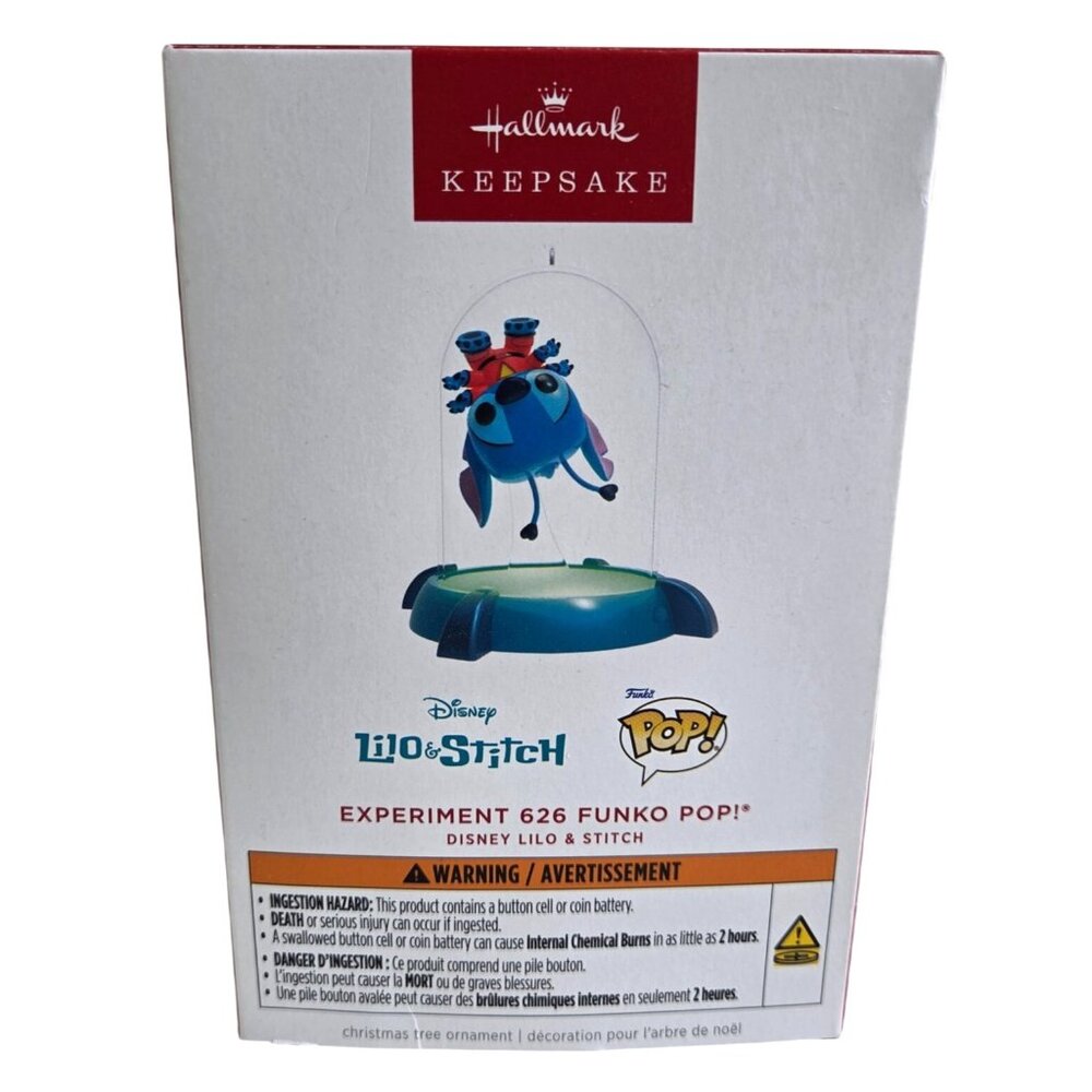 Funko Stitch Hallmark Terrarium Ornament With Glass Dome Display 2025 Disney - Picture 10 of 14